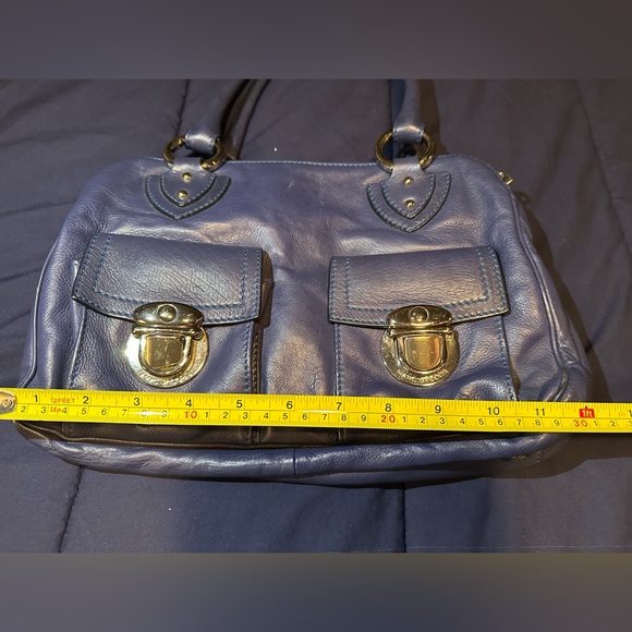 Blue Marc Jacob’s handbag with silver hardware - Picture 10 of 13